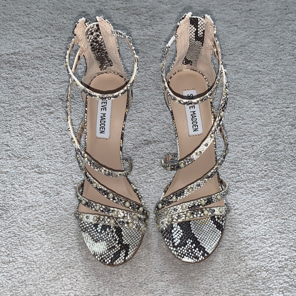 Steve Madden Snake Print Heel